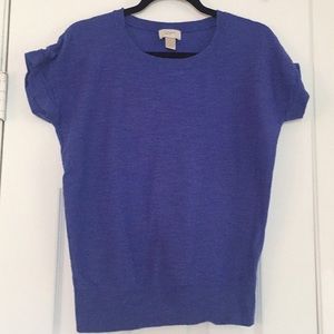 Loft Blue Sweater - small